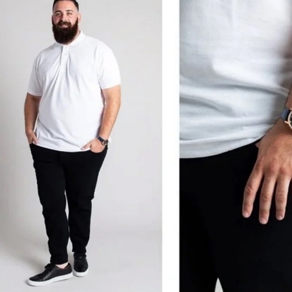 NWT!  Good Counsel, Malone Stretch Jean Straight Leg, Black 52x32 - Picture 2 of 9